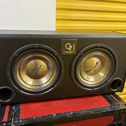 Oxygen O2 audio Subwoofer 🔊 12” w/ box (29x14x14)
