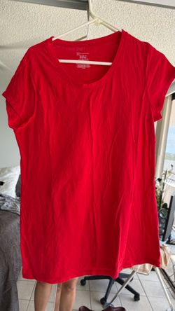 No Boundaries Red Crew Neck T-Shirt