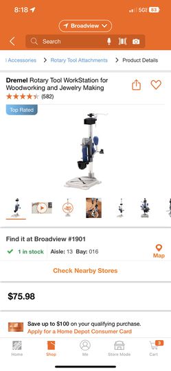 Dremel 1/8-in Rotary Tool Drill Press Workstation in the Rotary Tool  Attachments & Batteries department at