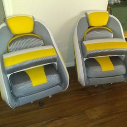 Custom Captains Chair Skins, Pontoon, Speed Boats, Skins Boats,  Marine Vinyls Only