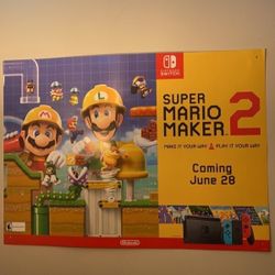 Super Mario Maker 2 Poster