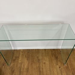 Glass Console Table / Desk