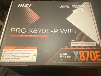 MSI X870E Motherboard  (READ DESCRIPTION)
