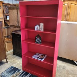 RED BOOKSHELF