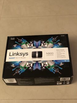 Linksys wireless smart router in box dual band