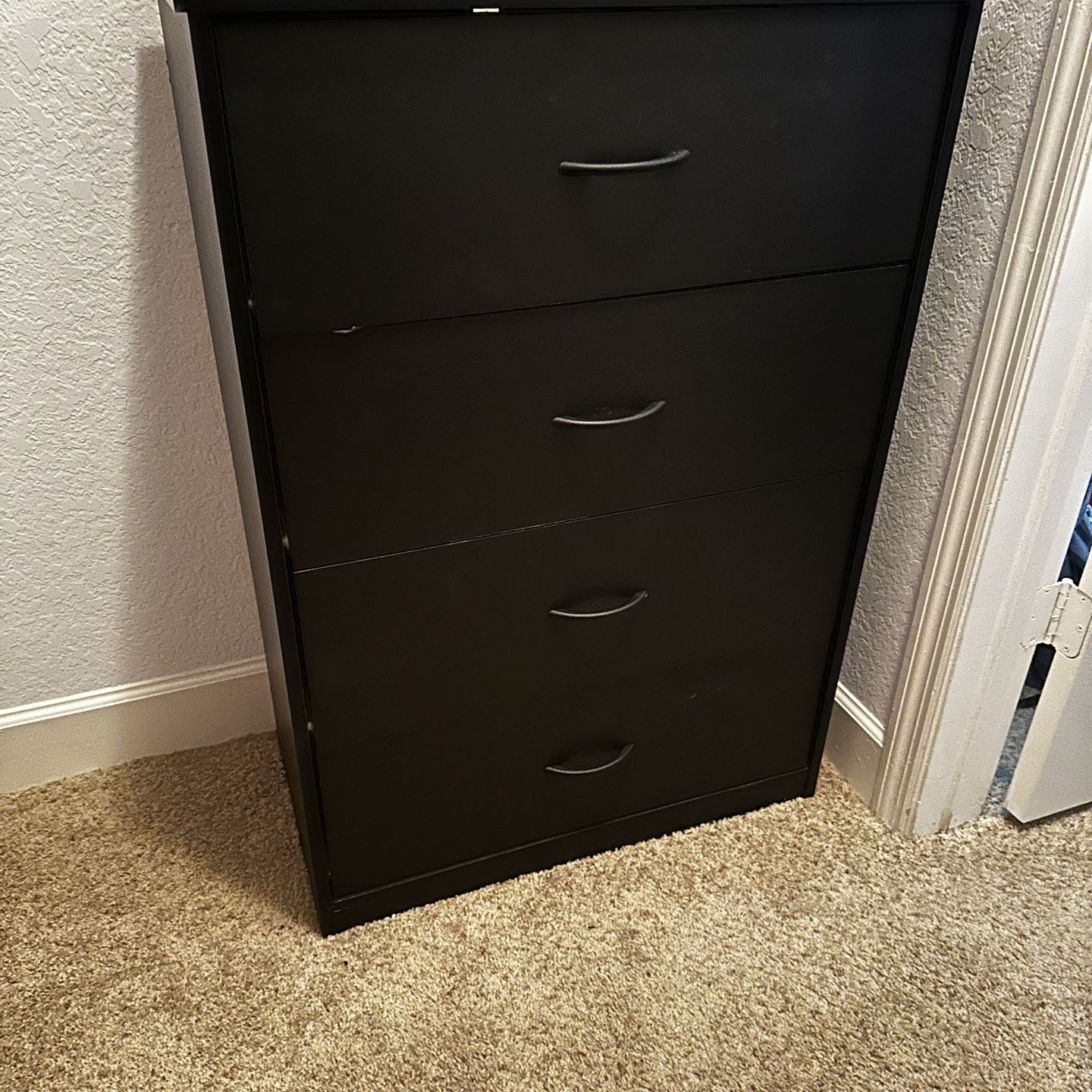 NEW Black 4 Drawer Dresser by Mainstay