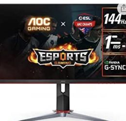 Two Aoc Monitors