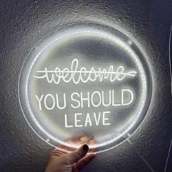 “Welcome” Neon Led Sign 