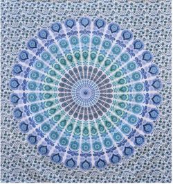 blue Mandala Tapestry