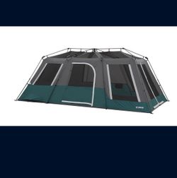 Member's Mark 12-Person Instant Cabin Tent with LED Lighting Used  Missing rain fly 