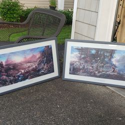 Custom Noah Ask Puzzle, Two Framed Pictures