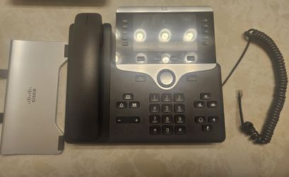 Cisco CP-8841 IP Phone Charcoal Handset And Stand Included