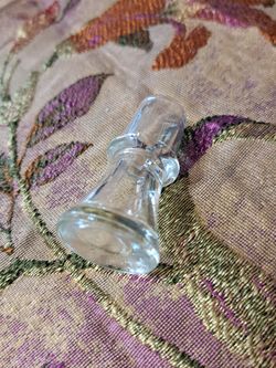 Small Open End Flat Top Glass Cruet Stopper 