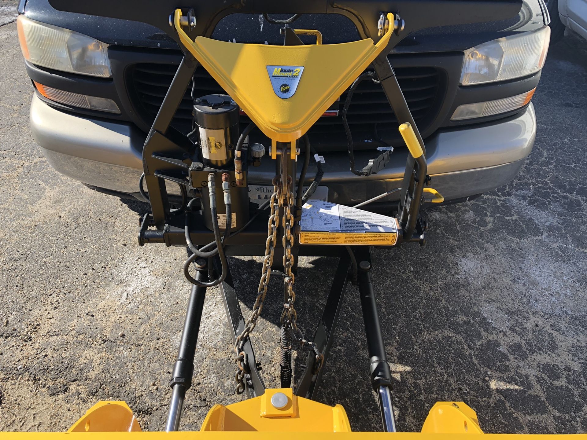 8FT Fisher MM2 Minute Mount 2 snow plow 3 plug MINT for Sale in