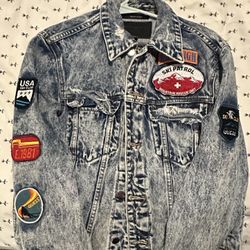 Guess Acid Wash Jean Jacket 