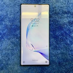 Samsung Galaxy Note 10+ SM-N975U Cellphone Smartphone Touchscreen T-Mobile Network Carrier 5G LTE Wifi Bluetooth 256 GB Memory Storage