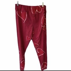 LuLaRoe heart print leggings tall curvy Women tall