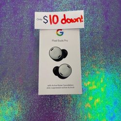 Google Pixel Buds Pro -HUGE PROMOTION $1 DOWN Today - NO Credit Payment Plan Options