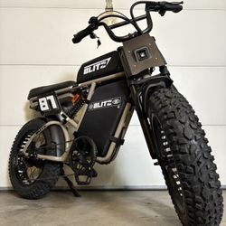 NEW 31MPH Electric Bike ⚡ Full Suspension • Long Range Battery • 20x4.5 GRYZ 73 Super Knobby Tires