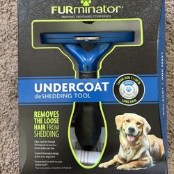 Large Dog Furminator Deshedding Tool Brush