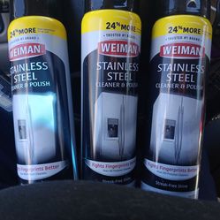 Weiman stainless steel  cleaner