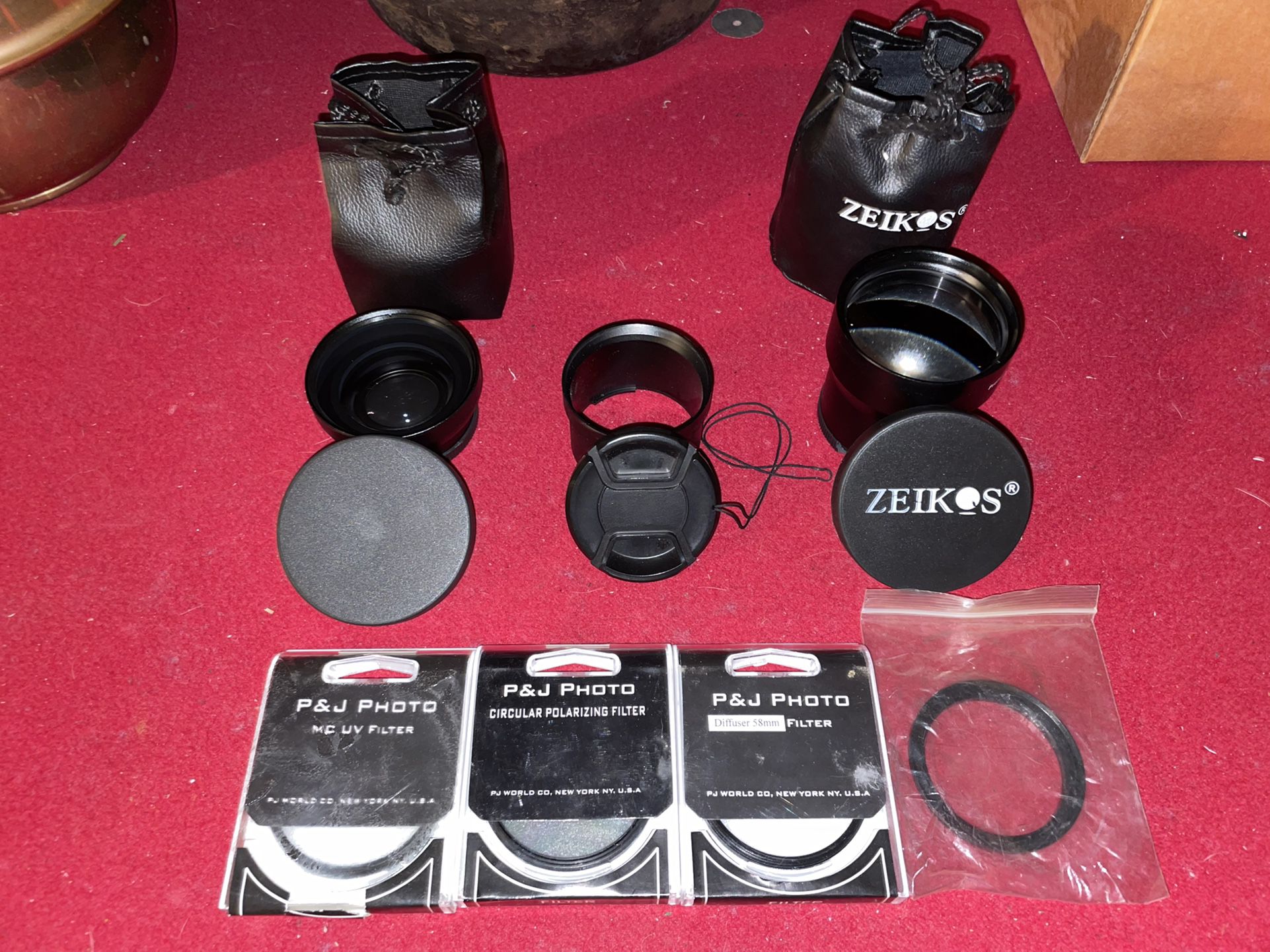 35mm Camera Lens, & Filters