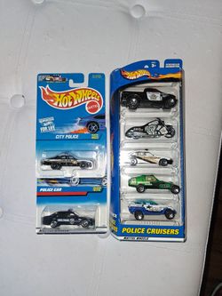 Hot wheels police cars