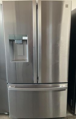 Kenmore 3 Door Stainless Steel Refrigerator