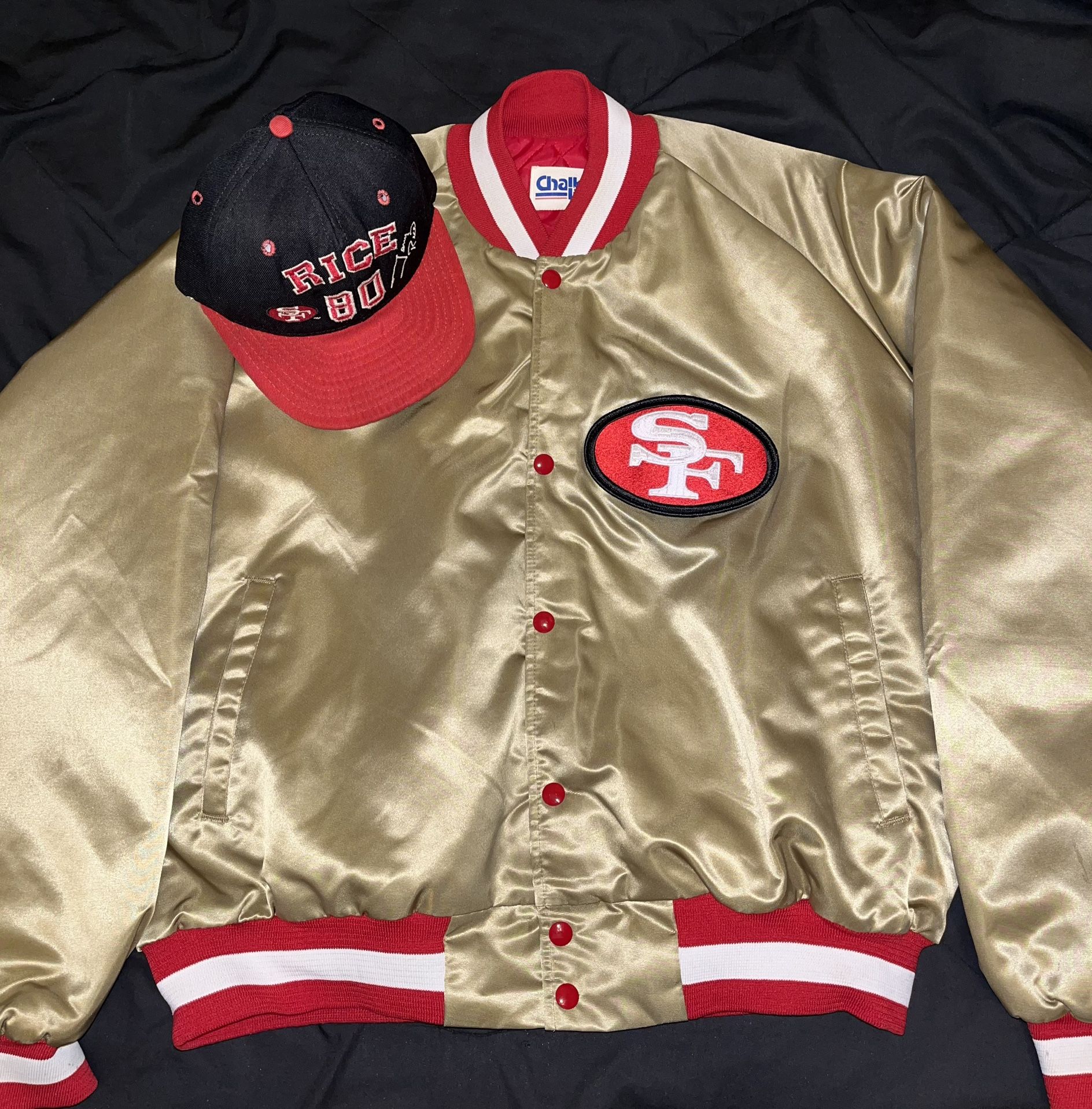 Vintage 49ers Jacket and Hat