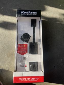 Kwikset Entry Door Handle Set w/ Smartkey Security