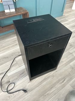 Nightstand with charging station