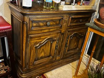 Buffet server expandable top