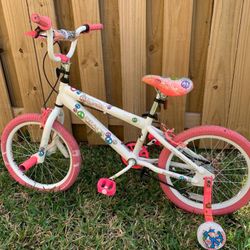 Kent 18" Peace Freestyle BMX Bike Bicycle Pink/White