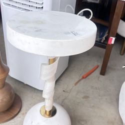 Marble And Agate Plant Stands