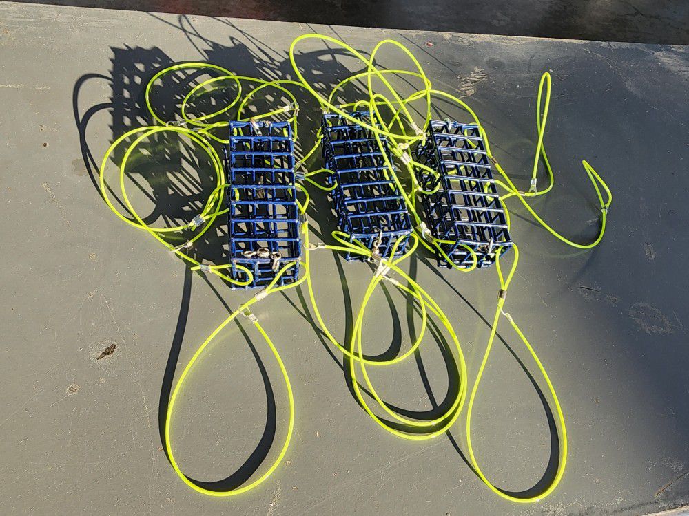 (3) Crab Fishing Snares