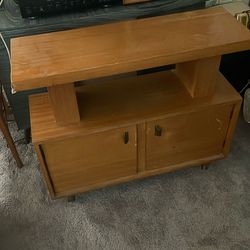 Mid Century Cabinet TV Stand