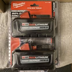 Milwaukee M18 High Output 6.0 Double Pack 