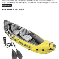 Intex Inflatable Kayaks Kits ! (2 Full Kayak Sets)