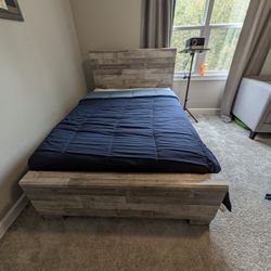 Full Size Bed Frame And Mattress Set 