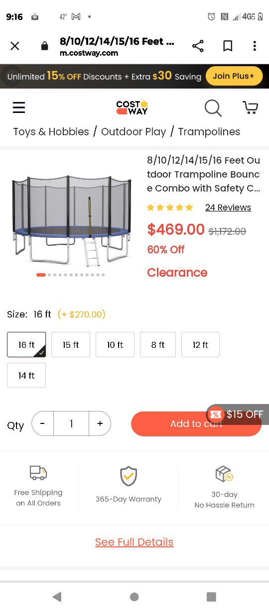 I Have A Trampoline That Is Similar To The One In The Picture 