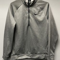 Nike Dri-Fit Gray 1/4 Zip Sweatshirt Men’s Large