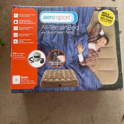 Aerobed All Terriain Airbed, Queen New