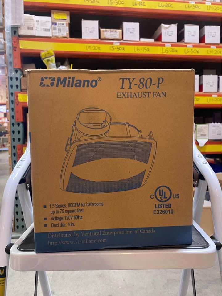 Milano Exhaust Fan 80CFM