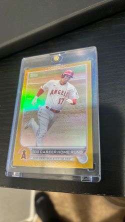 2022 Topps Shohei Ohtani Gold /2022 #US92 100 Career Home Runs Gold
