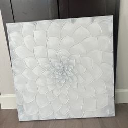 Oil Painting Petals 30”x 30”