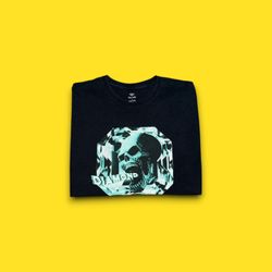 Diamond Supply Company Short Sleeve T-Shirt Men's XL Black Skull Graphic