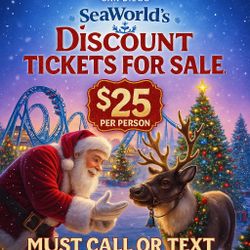 ❄️🎄✨ SEAWORLD SAN DIEGO – TICKETS 🎟️ SALE! ✨🎄❄️