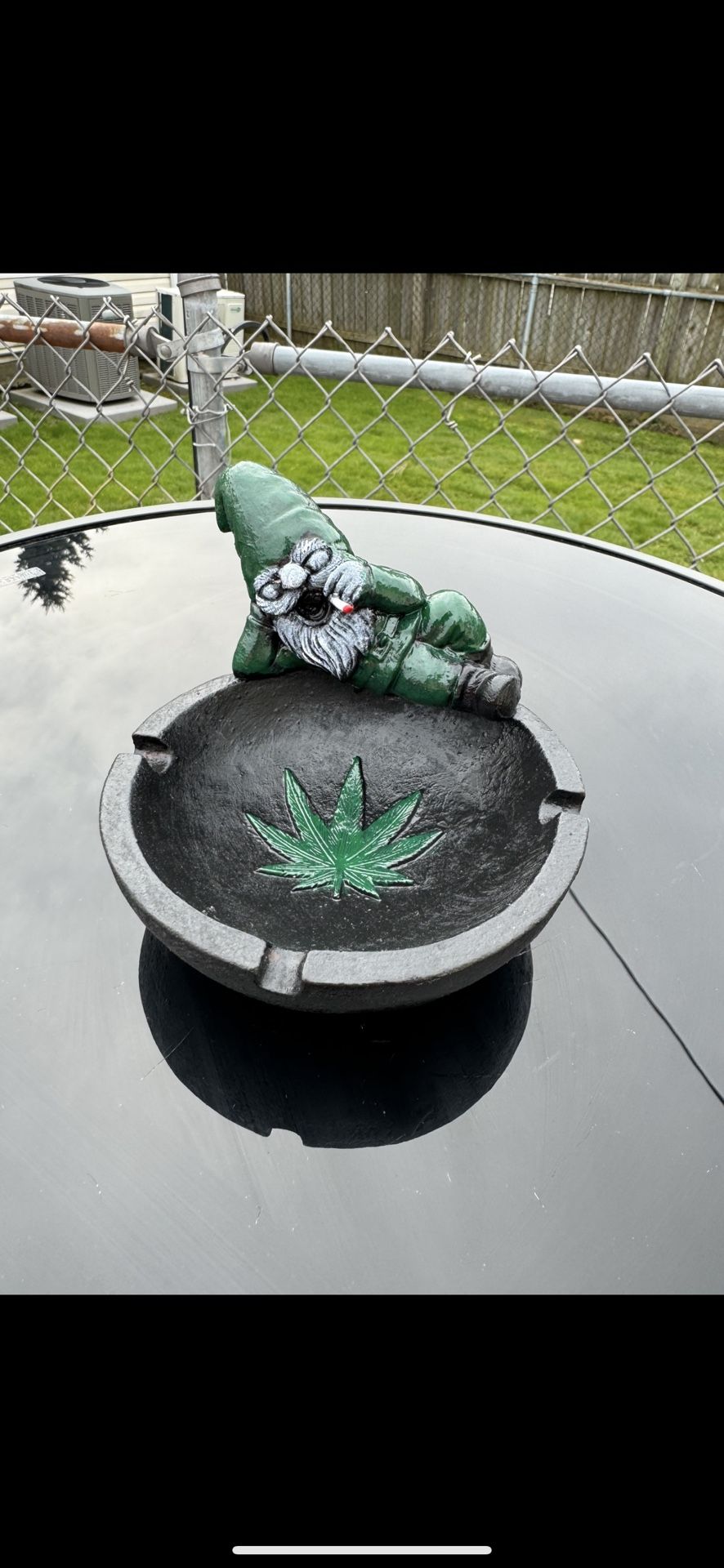 The smoking gnome ashtray