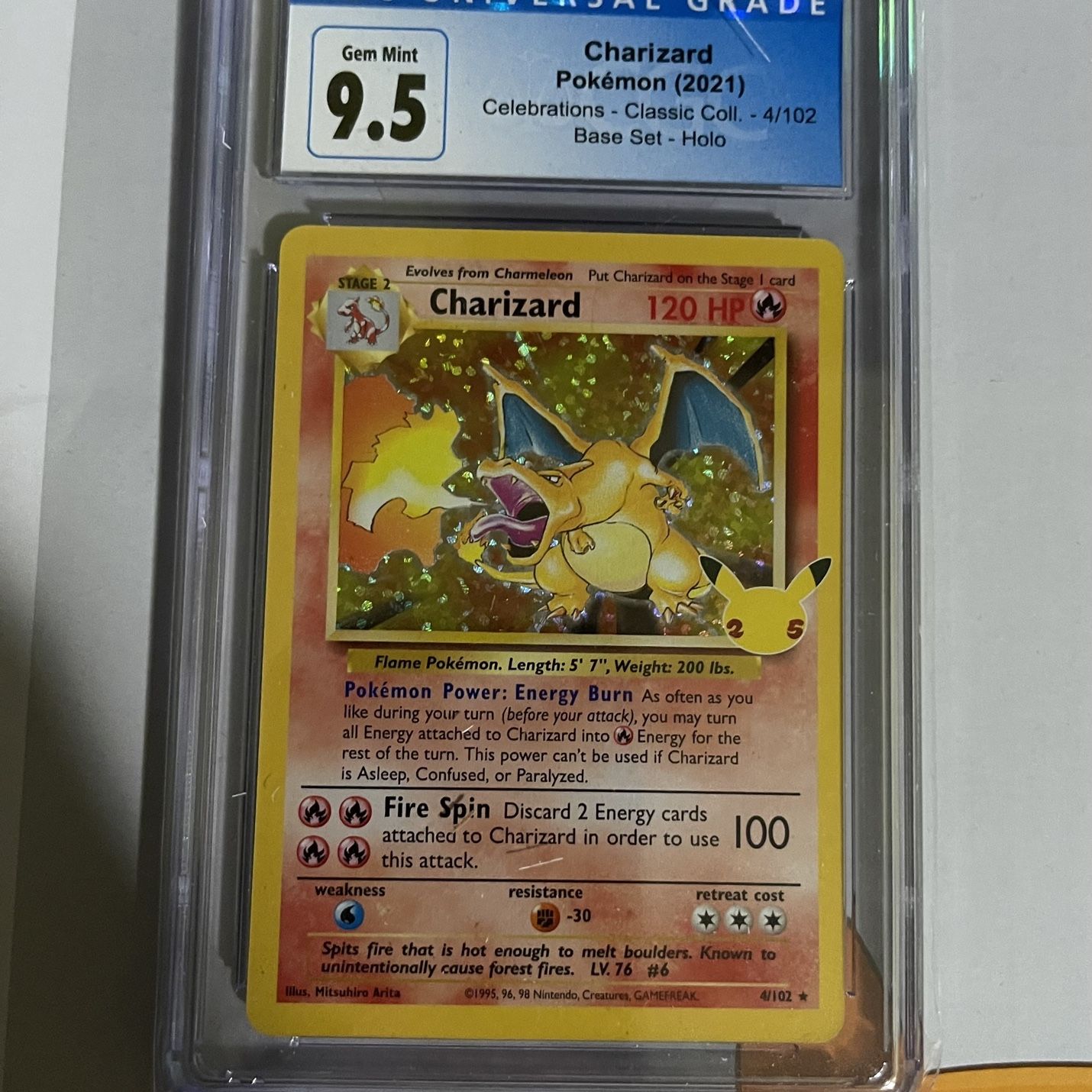 pokemon celebrations charizard card Ultra Premium Collection Metal #4 PSA 9 Card Booster Pack Sold at Auction: POKEMON CELEBRATIONS