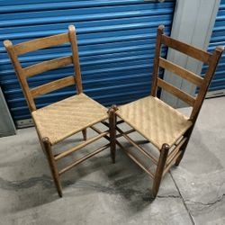 2 Kid Size Chairs -Ok/Good Condition